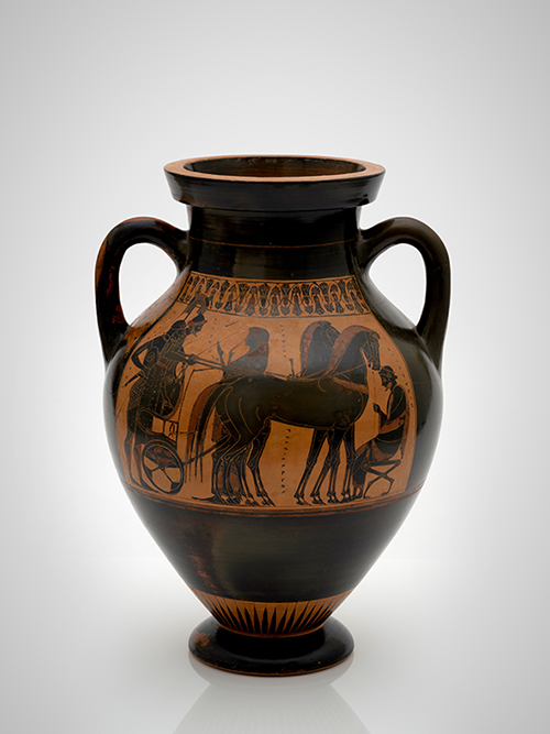 Greek script	Attic Black-Figure Amphora