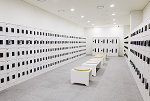 물품보관함 전경